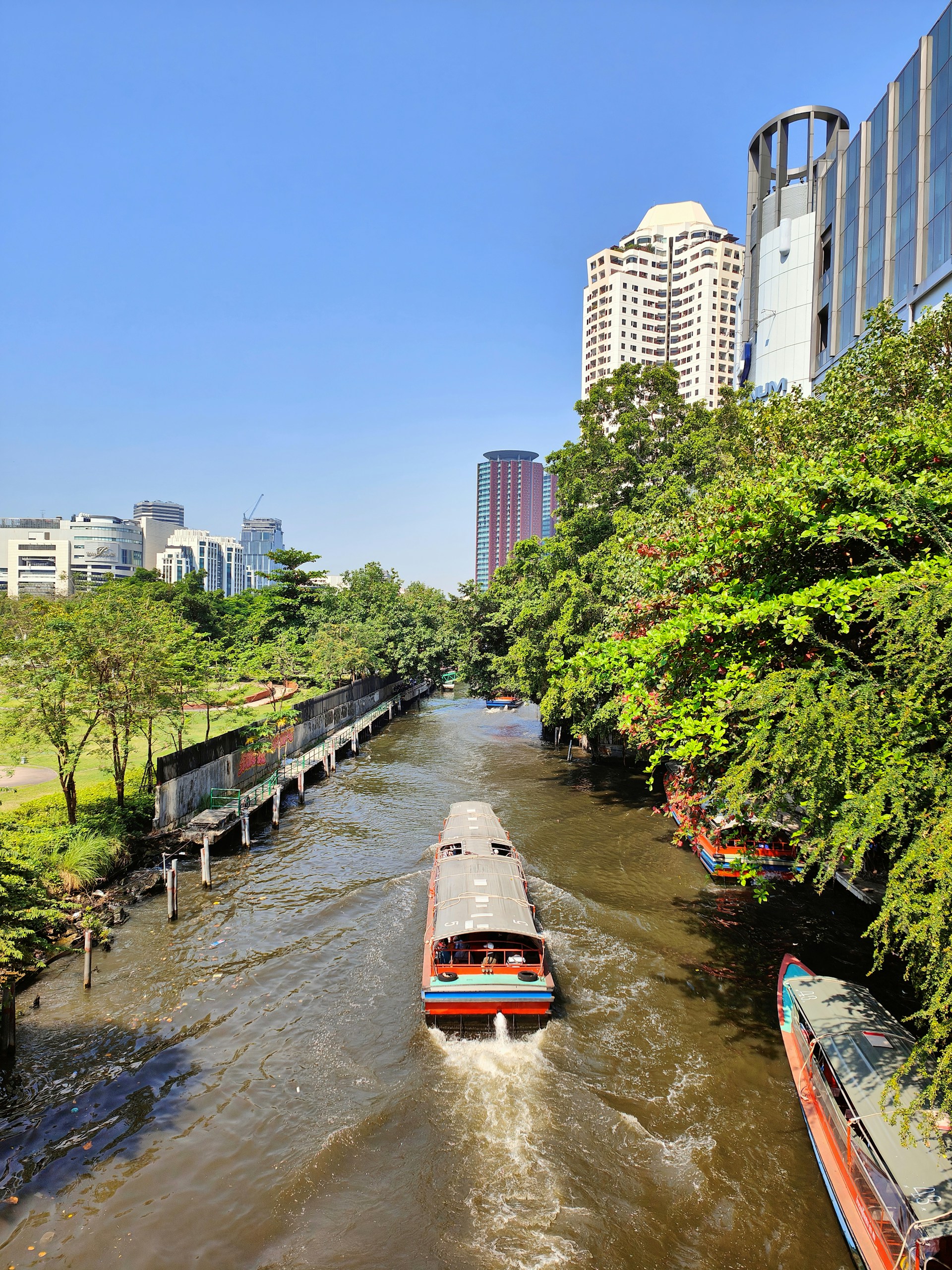 Bangkok, Thailand ferry through the city