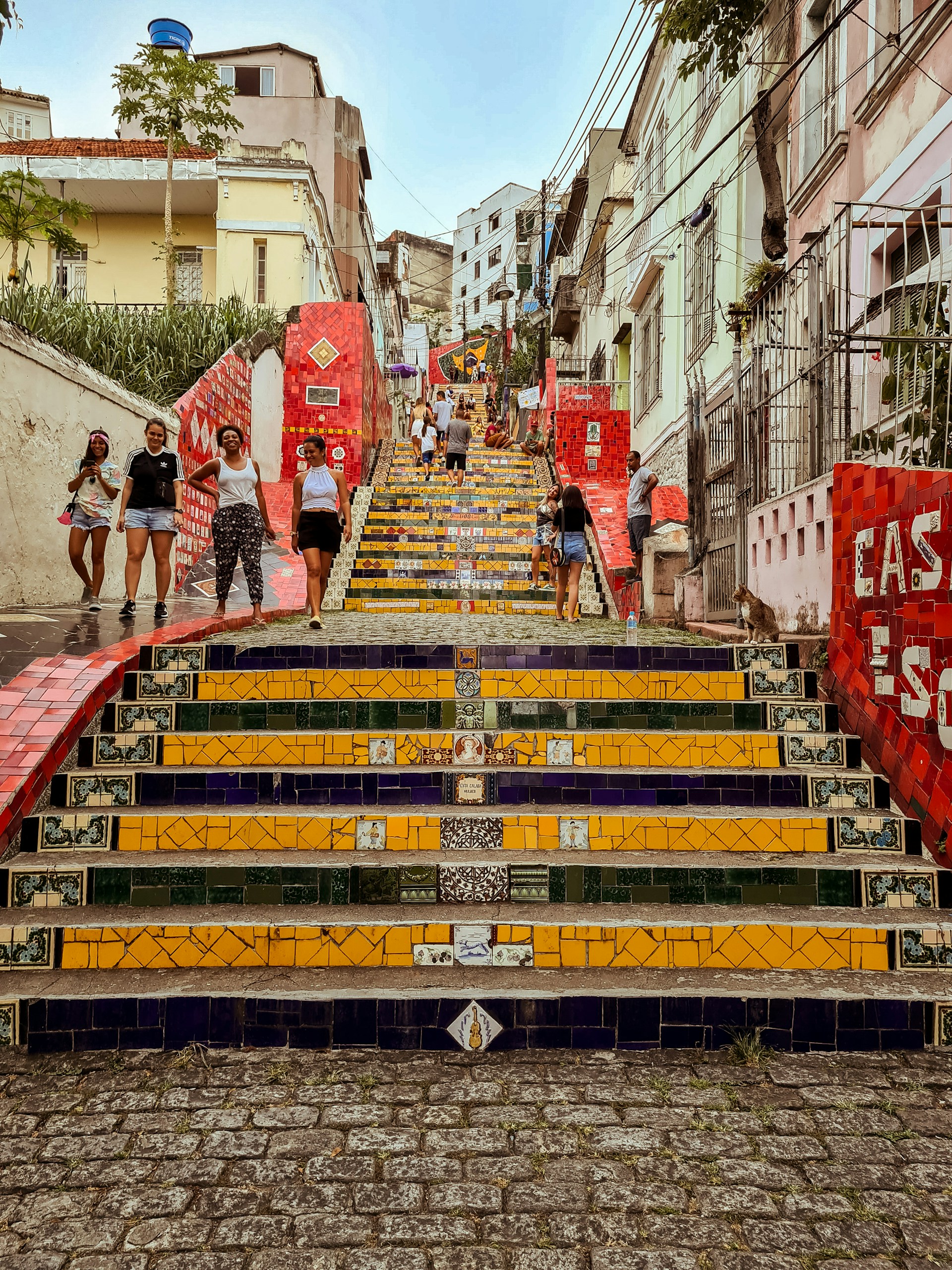 Colorful staircase in Rio de Janeiro